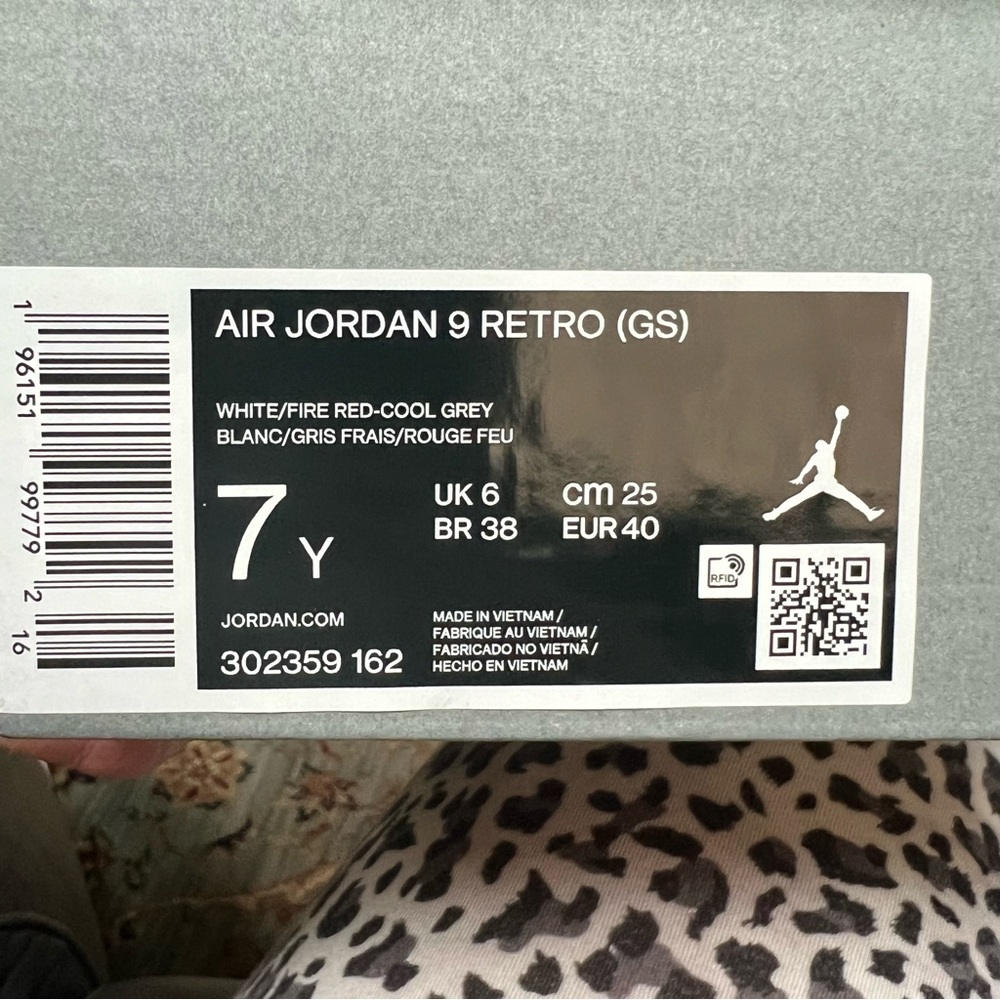 ‼️SOLD‼️ Air Jordan 9 retro fire red - Picture 8 of 10